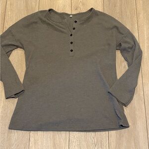 Long Sleeve Henley Shirt
